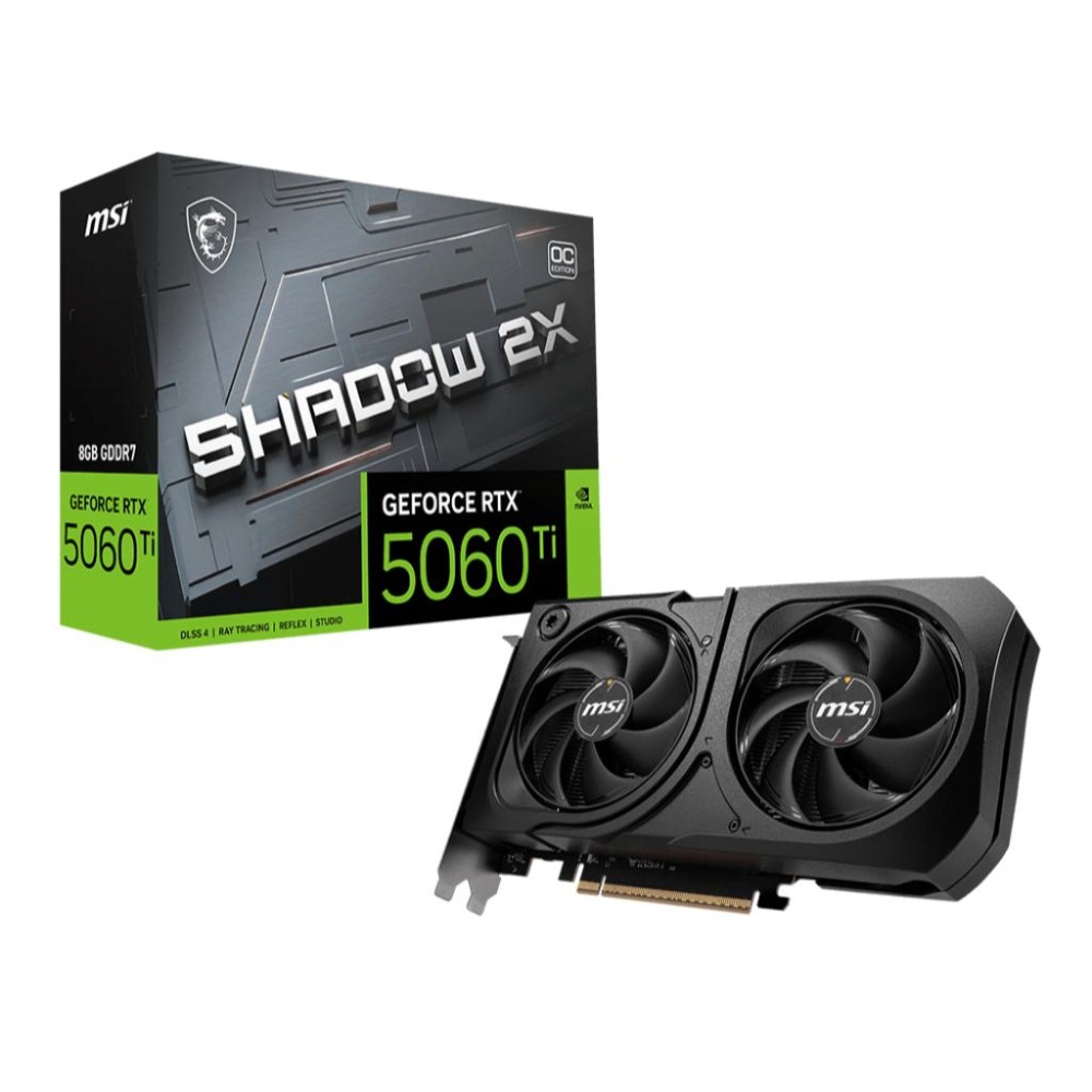 MSI 微星 GeForce RTX 5060Ti 8G SHADOW 2X OC PLUS 顯示卡 RTX5060Ti-細節圖2