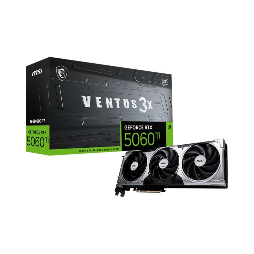 MSI 微星 GeForce RTX 5060Ti 16G VENTUS 3X OC 顯示卡 RTX5060Ti-細節圖2