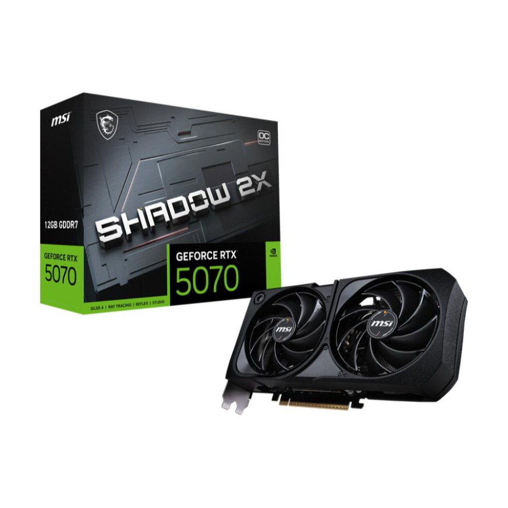 MSI 微星 GeForce RTX 5070 12G SHADOW 2X OC 顯示卡 RTX5070 光華 公司貨-細節圖2