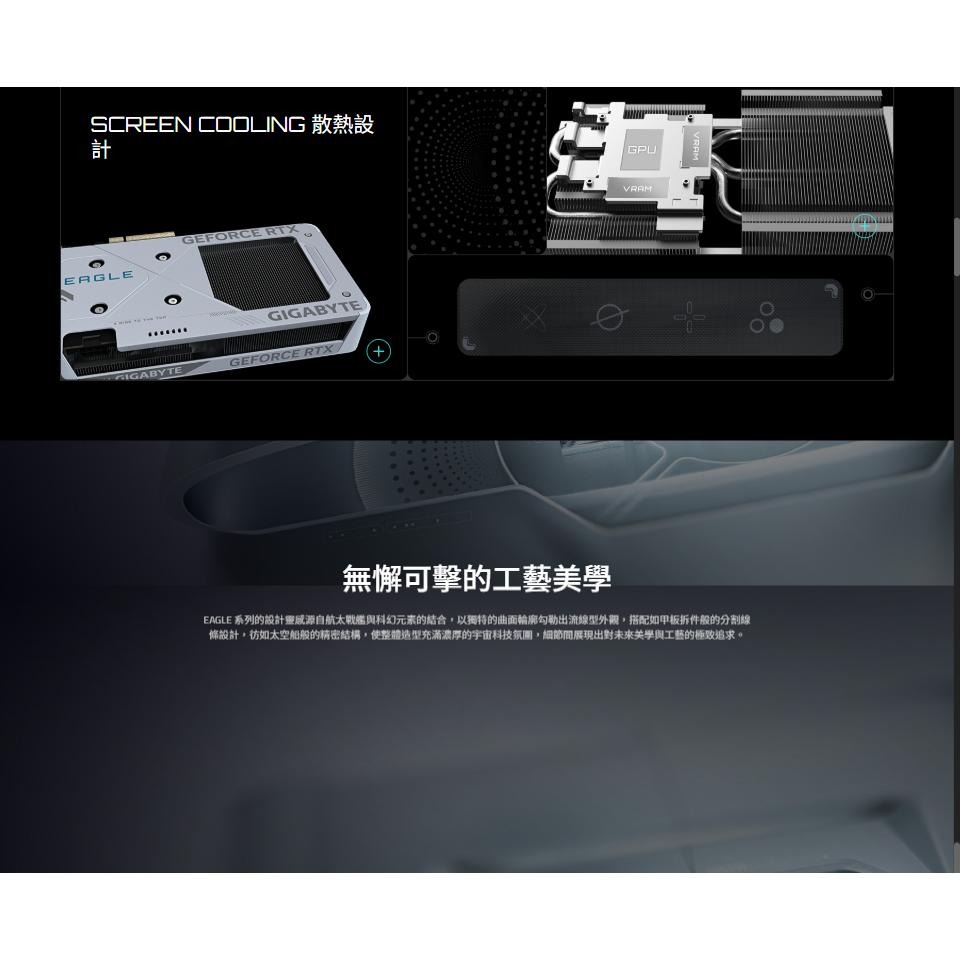 GIGABYTE 技嘉 GeForce RTX 5060 EAGLE OC ICE 8G 顯示卡 RTX5060 光華-細節圖7