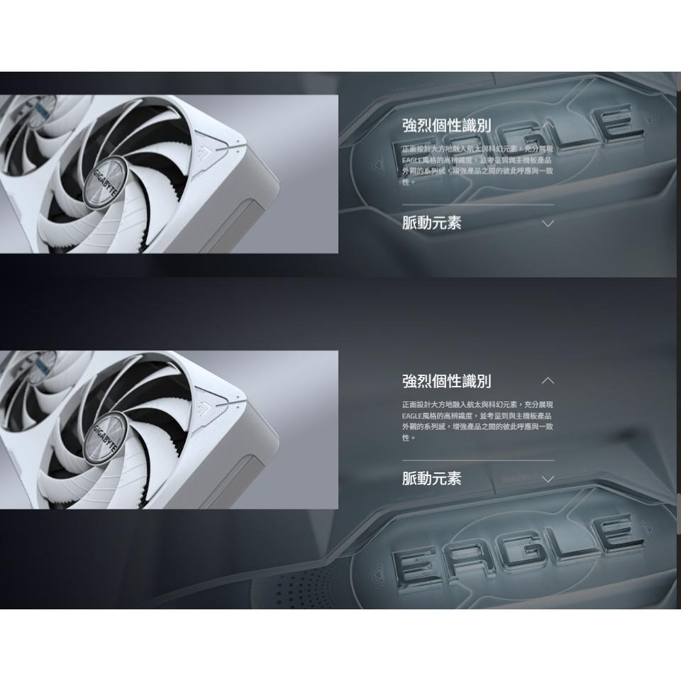GIGABYTE 技嘉 GeForce RTX 5060 EAGLE OC ICE 8G 顯示卡 RTX5060 光華-細節圖8