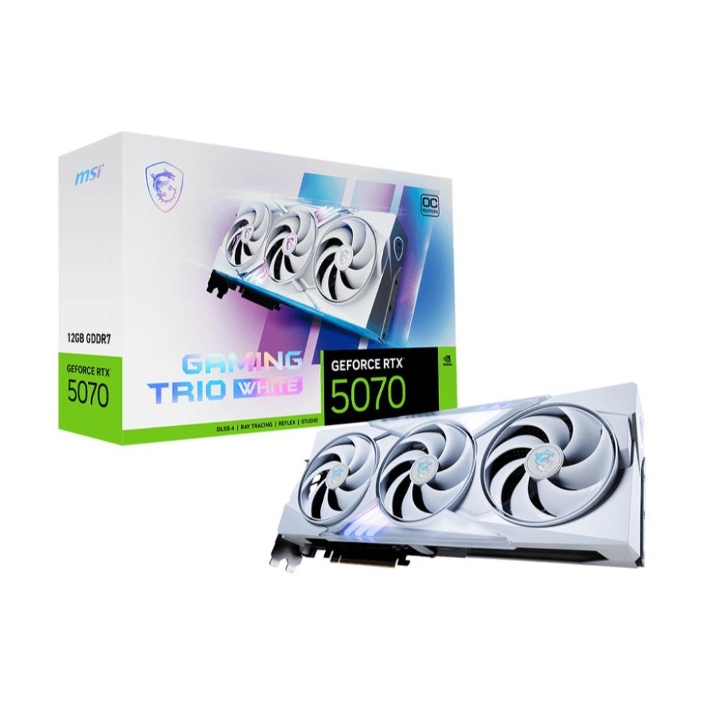 MSI 微星 GeForce RTX 5070 12G GAMING TRIO OC WHITE 顯示卡 RTX5070-細節圖2