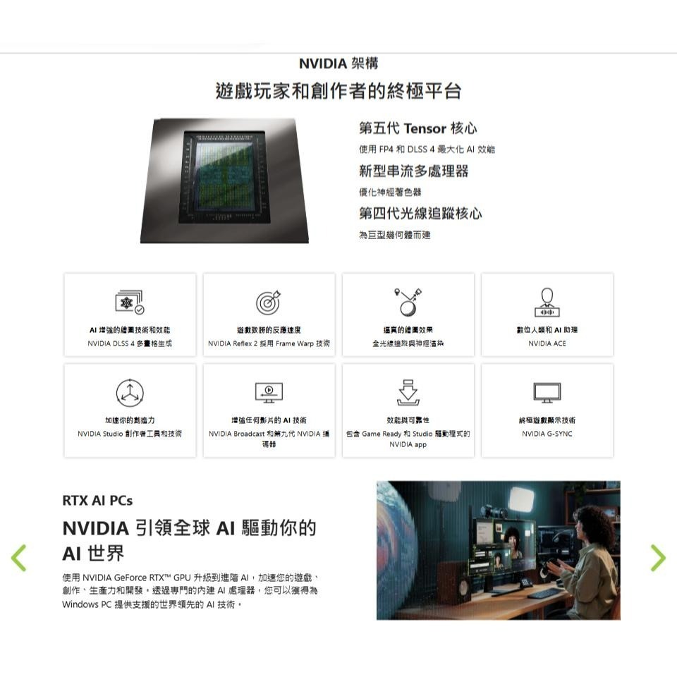 MSI 微星 GeForce RTX 5070 12G GAMING TRIO OC WHITE 顯示卡 RTX5070-細節圖5