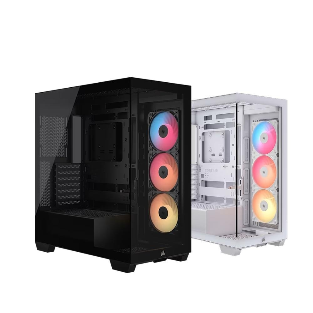 CORSAIR 海盜船 3500X 全景玻璃透側 E-ATX 電腦機殼 U高170／卡長425／3x預裝風扇 光華-細節圖2