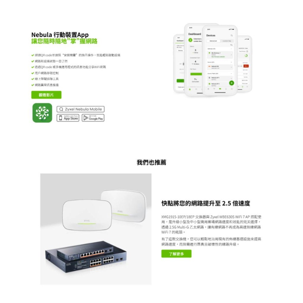 Zyxel 合勤 WBE630S 台灣製 BE12300 WiFi 7 雙頻 無線基地台 分享器 路由器 光華 公司貨-細節圖3