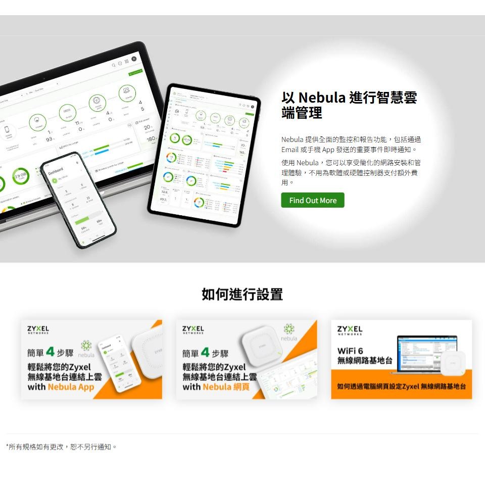 Zyxel 合勤 NWA90BE PRO 台灣製 BE6500 WiFi 7 雙頻 無線基地台 分享器 路由器 公司貨-細節圖3
