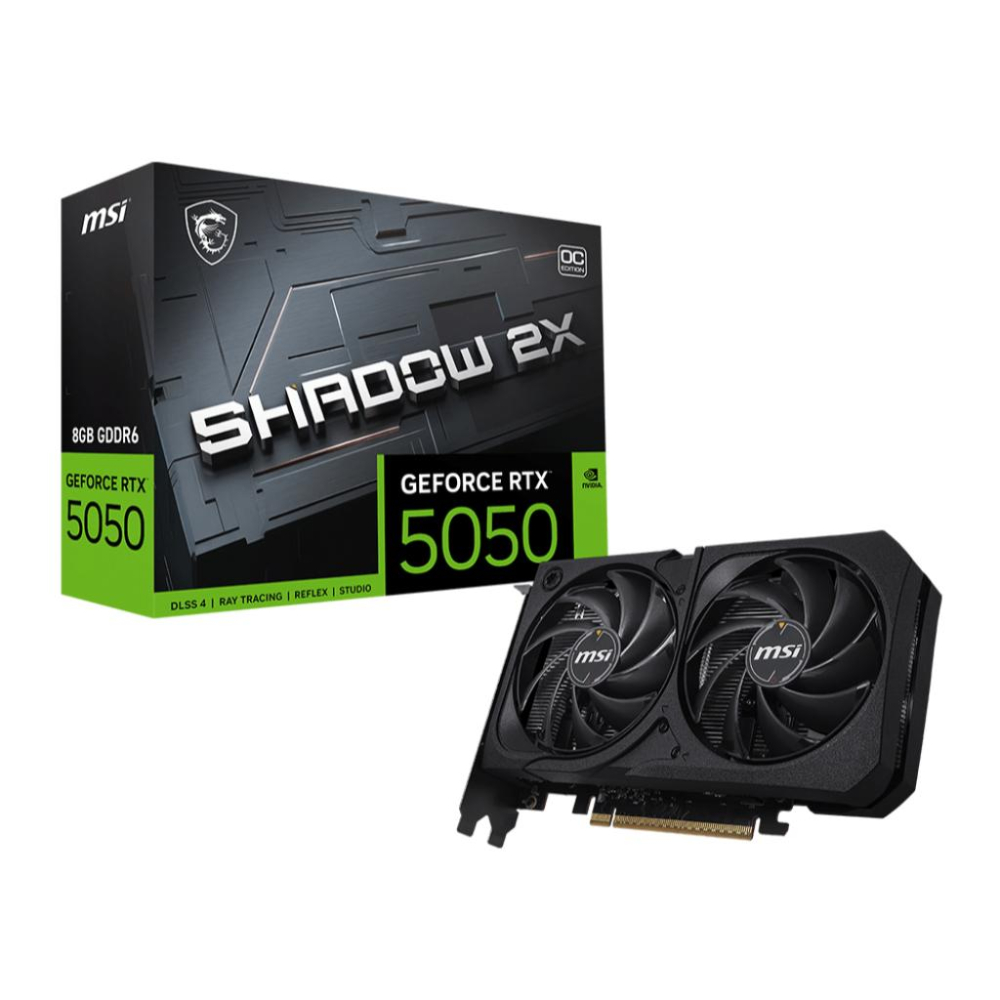 MSI 微星 GeForce RTX 5050 8G SHADOW 2X OC 顯示卡 RTX5050-細節圖2