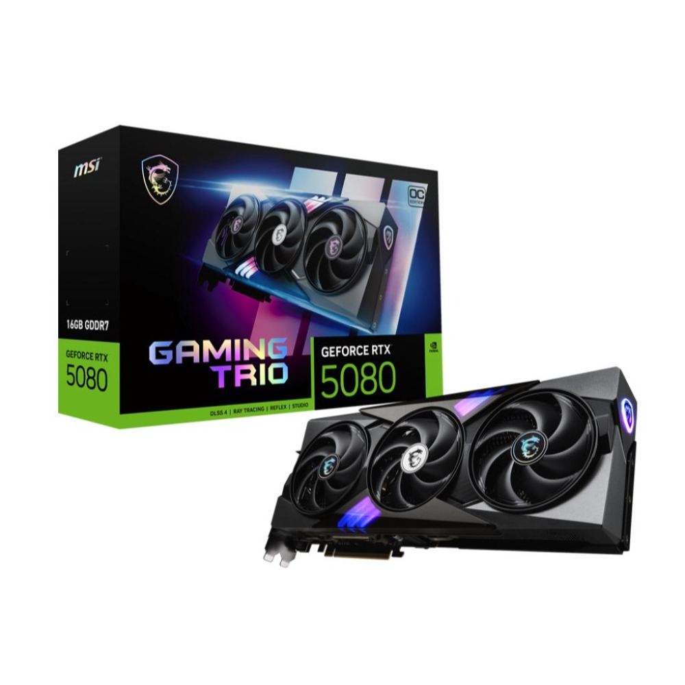MSI 微星 GeForce RTX 5080 16G GAMING TRIO OC 顯示卡 RTX5080-細節圖2