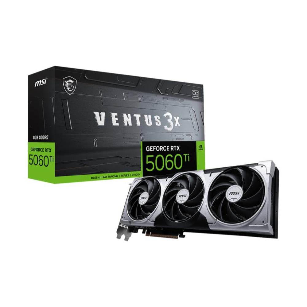 MSI 微星 GeForce RTX 5060 Ti 8G VENTUS 3X OC 顯示卡 RTX5060Ti-細節圖2