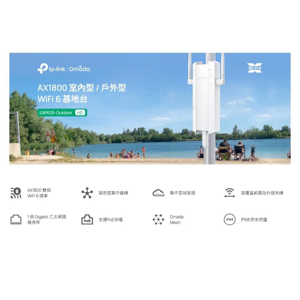 tp-link EAP625-Outdoor-HD－AX1800 室內/戶外型 Wi-Fi 6 基地台 分享器 路由器-細節圖3