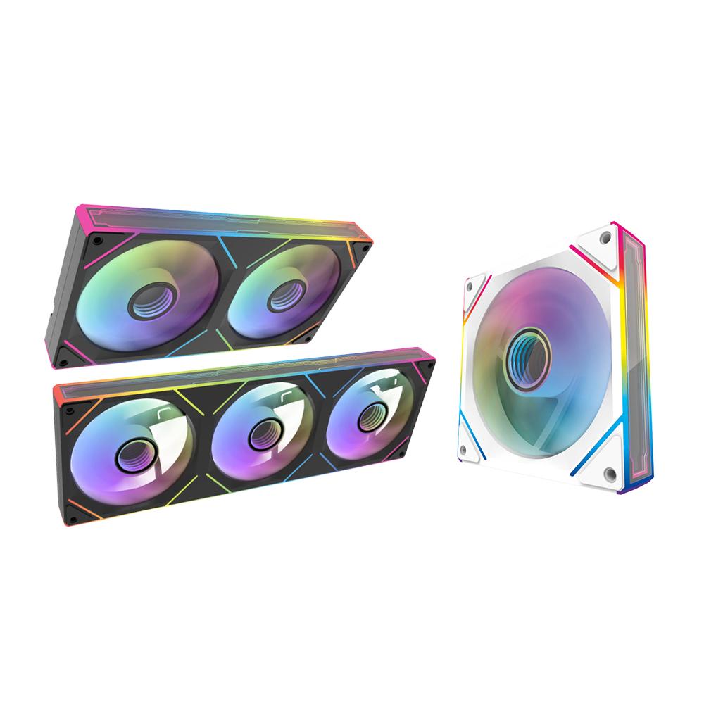 SuperFlower 振華 Auracool F120／F240／F360 無限鏡 一體式機殼風扇 散熱風扇 一體扇-細節圖2