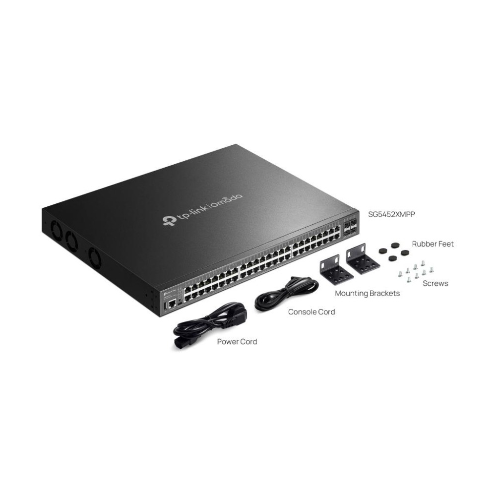 tp-link SG5452XMPP Omada 48埠 + 4埠10G Lite L3 管理型 PoE++ 交換器-細節圖7