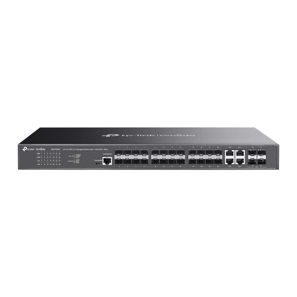 tp-link SG3428XF Omada 24埠SFP + 4埠10GE SFP+ L2+ 管理型交換器 公司貨-細節圖2