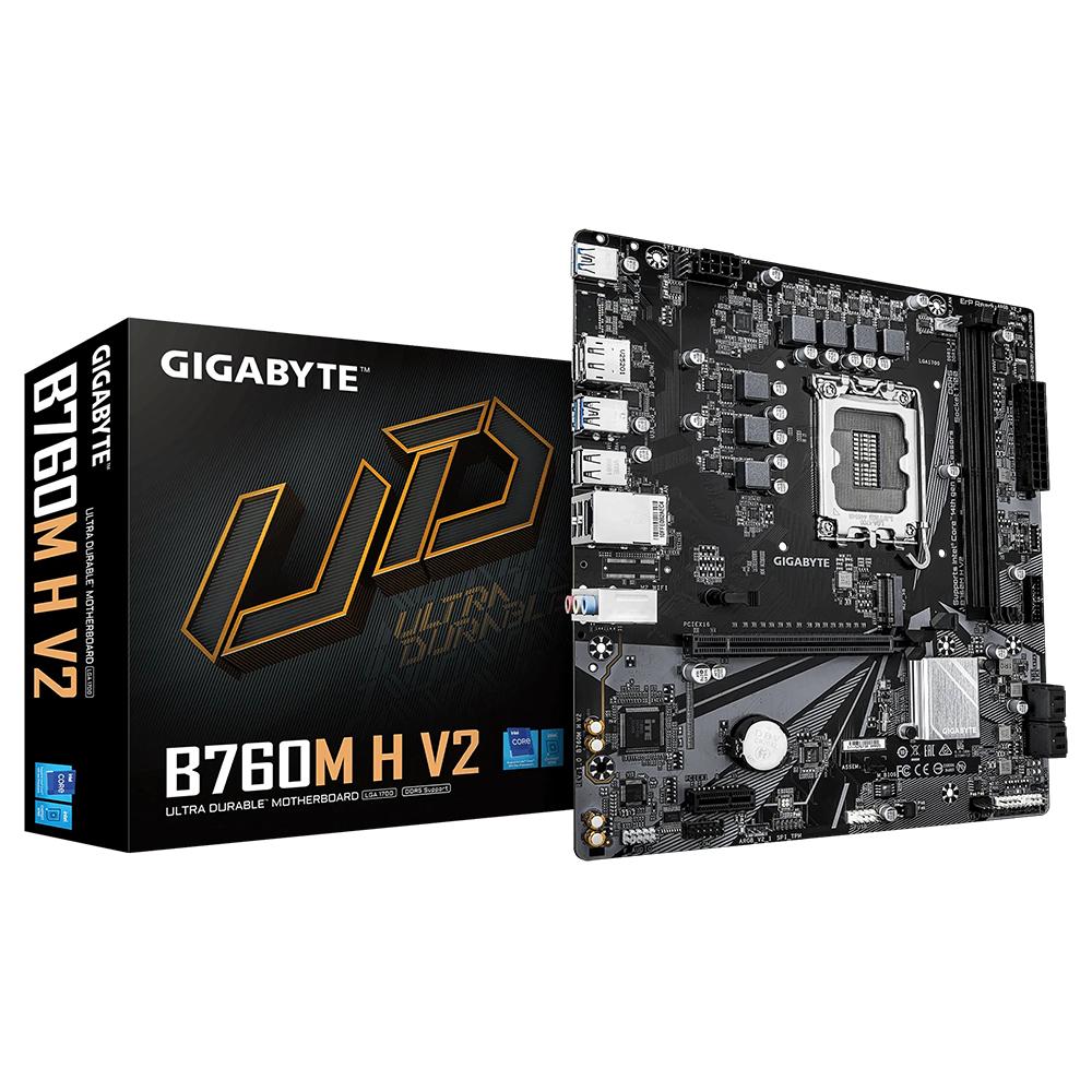 GIGABTYE 技嘉 B760M H V2 M-ATX 主機板 LGA1700／DDR5 公司貨 光華-細節圖2