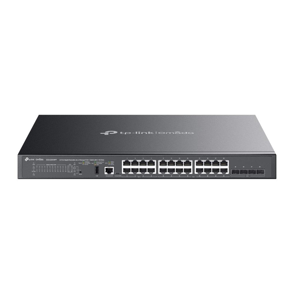 tp-link SG5428XMPP Omada 24埠 + 4埠10G Lite L3 管理型 PoE++ 交換器-細節圖2