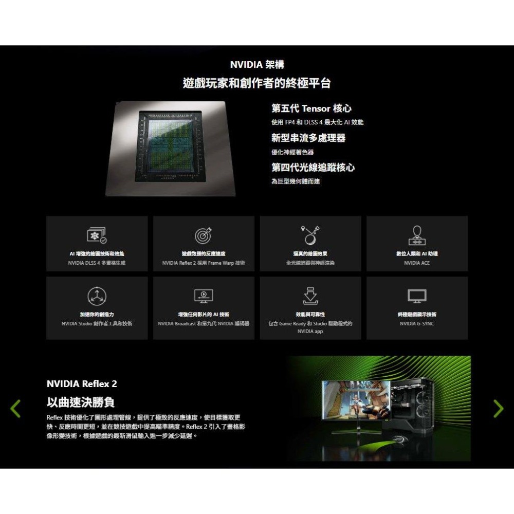 MSI 微星 GeForce RTX5070 12G GAMING TRIO OC 顯示卡 RTX 5070-細節圖5