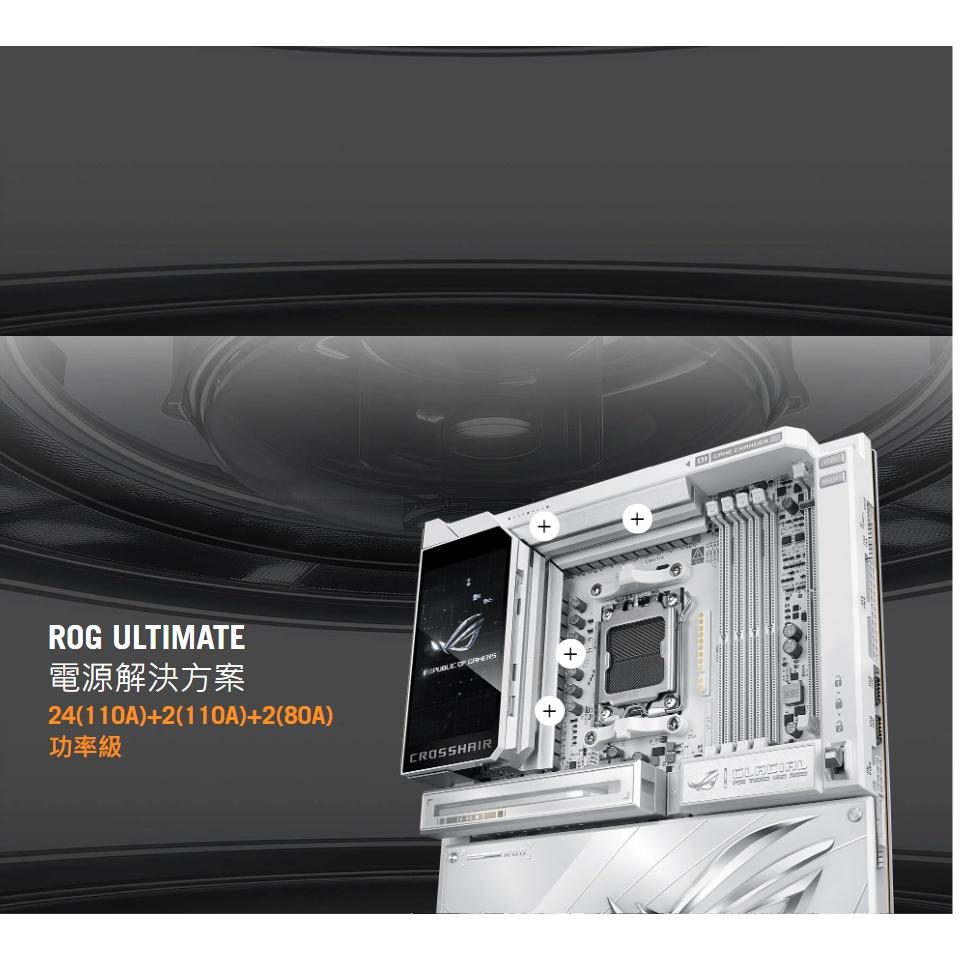 ASUS 華碩 ROG CROSSHAIR X870E GLACIAL－ATX 主機板 AM5／DDR5 公司貨-細節圖8
