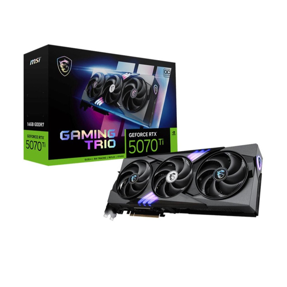 MSI 微星 GeForce RTX 5070 Ti 16G GAMING TRIO OC 顯示卡 RTX5070Ti-細節圖2
