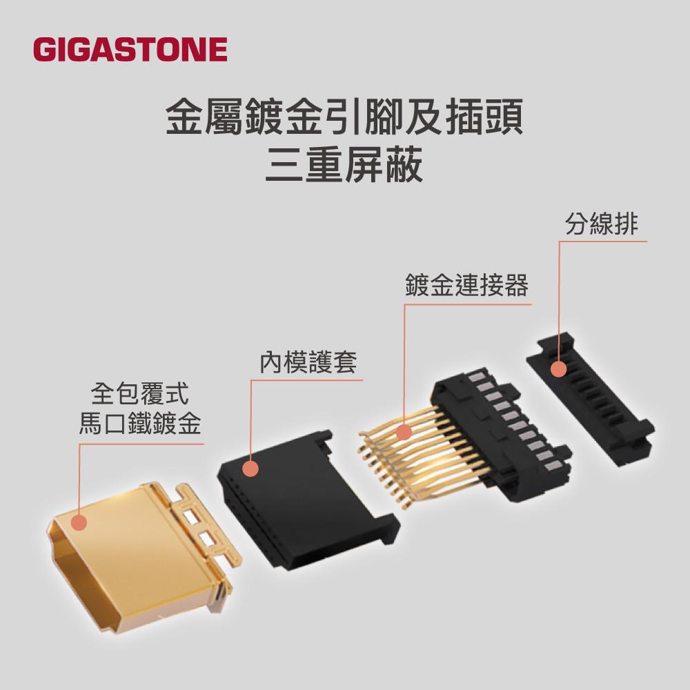 GIGASTONE 立達 HH-2100－HDMI 2.0 白金認證 4K 60Hz 螢幕影像傳輸線 1.2m 螢幕線-細節圖6