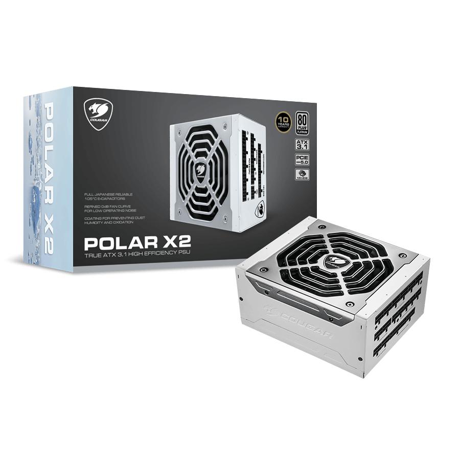 COUGAR 美洲獅 POLAR X2 1050W 白金牌 ATX3.1 電源供應器 十年保 公司貨-細節圖2