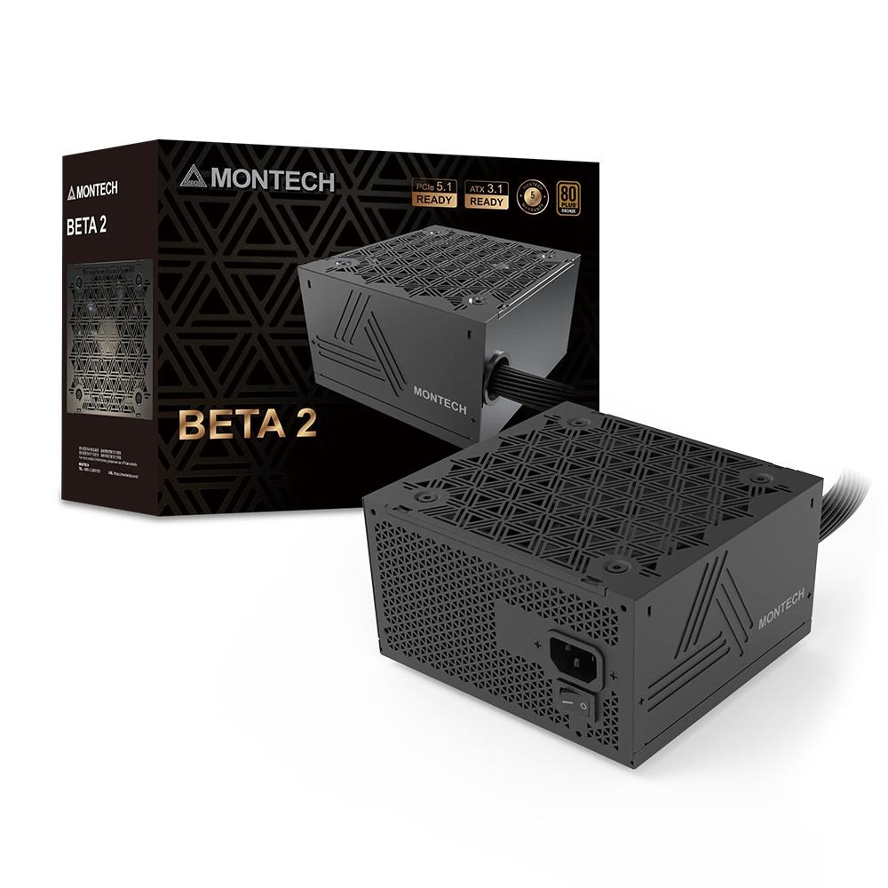 Montech 君主 BETA 2 550W／650W／750W／850W 銅牌 ATX 3.1 電源供應器 五年保-細節圖2