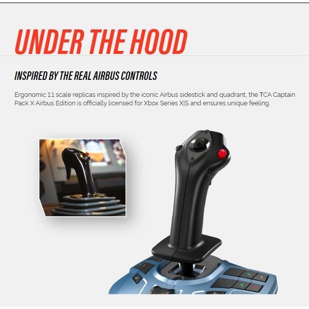 Thrustmaster 圖馬斯特 TCA CAPTAIN PACK X AIRBUS EDITION 飛行全配套組-細節圖3