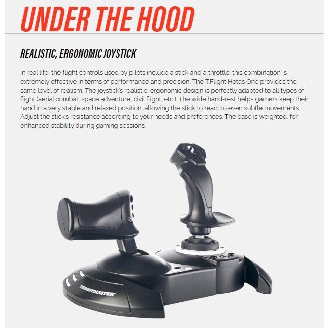 Thrustmaster 圖馬斯特 T.Flight Hotas one 飛行搖桿 模擬飛行 搖桿 XBOX/PC 光華-細節圖4