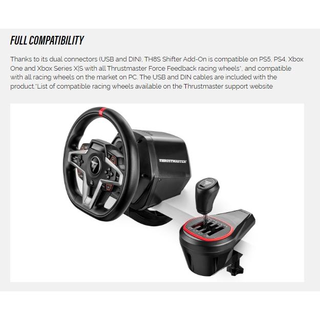 Thrustmaster 圖馬斯特 TH8S Shifter Add-On 排檔桿 搖桿 PS/XBOX/PC 光華-細節圖6