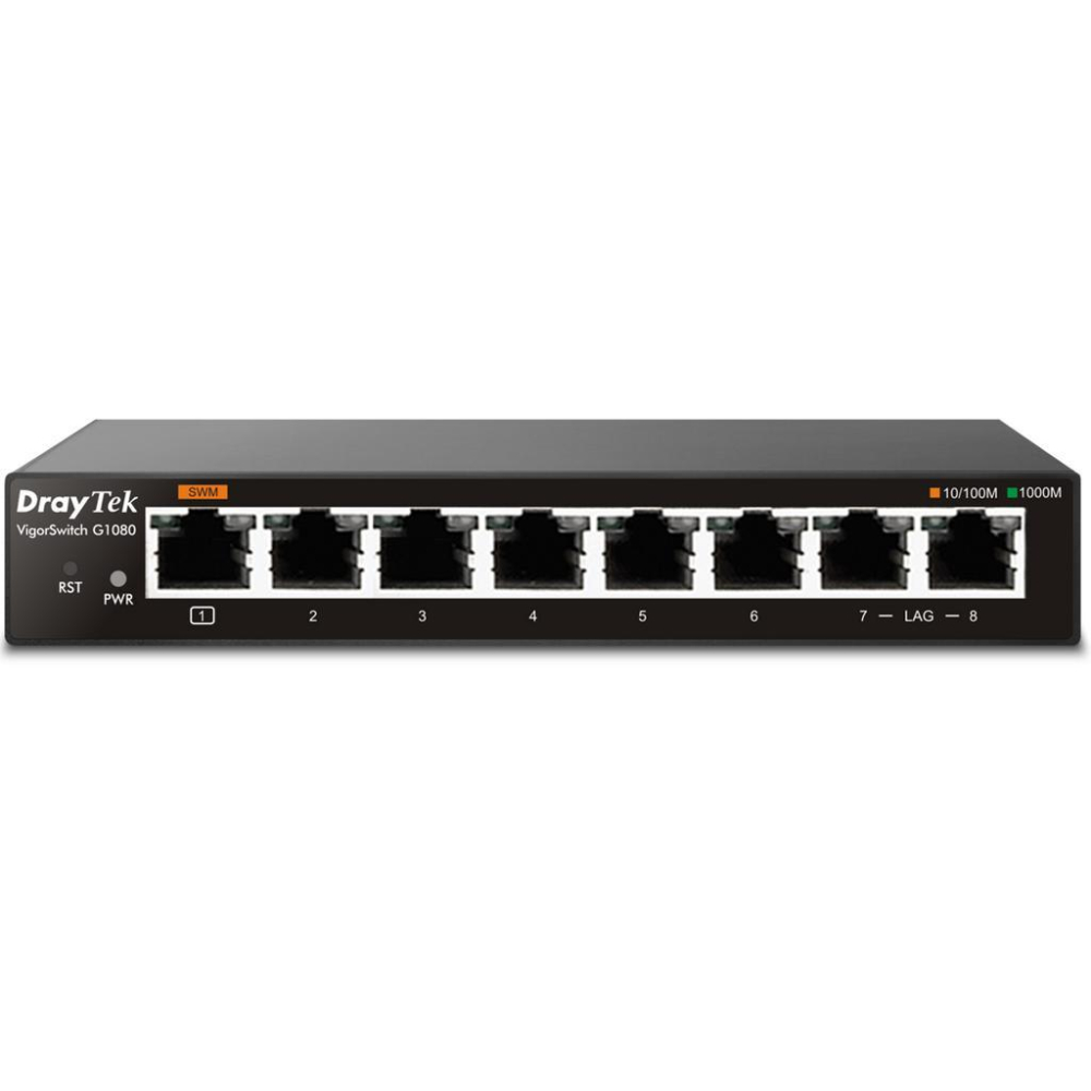 DrayTek 居易 VigorSwitch G1080 8埠 Giga交換器 網路交換器 光華商場-細節圖2
