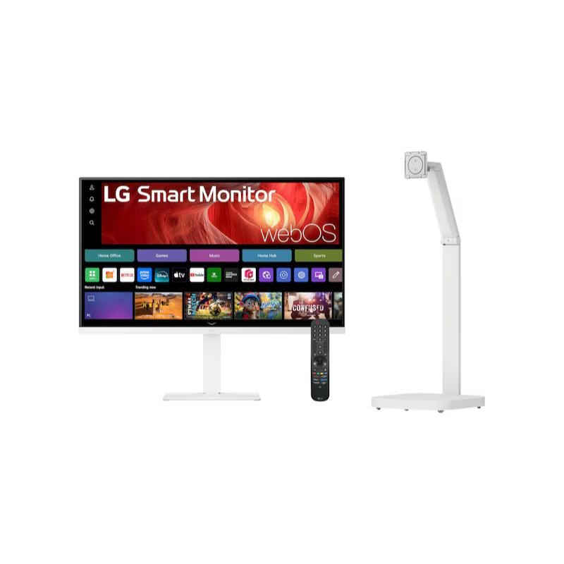 LG 樂金 32U720SA-W 斜槓機 Duo 32吋 4K 智慧螢幕 60Hz／VA／webOS／移動腳架 光華-細節圖2