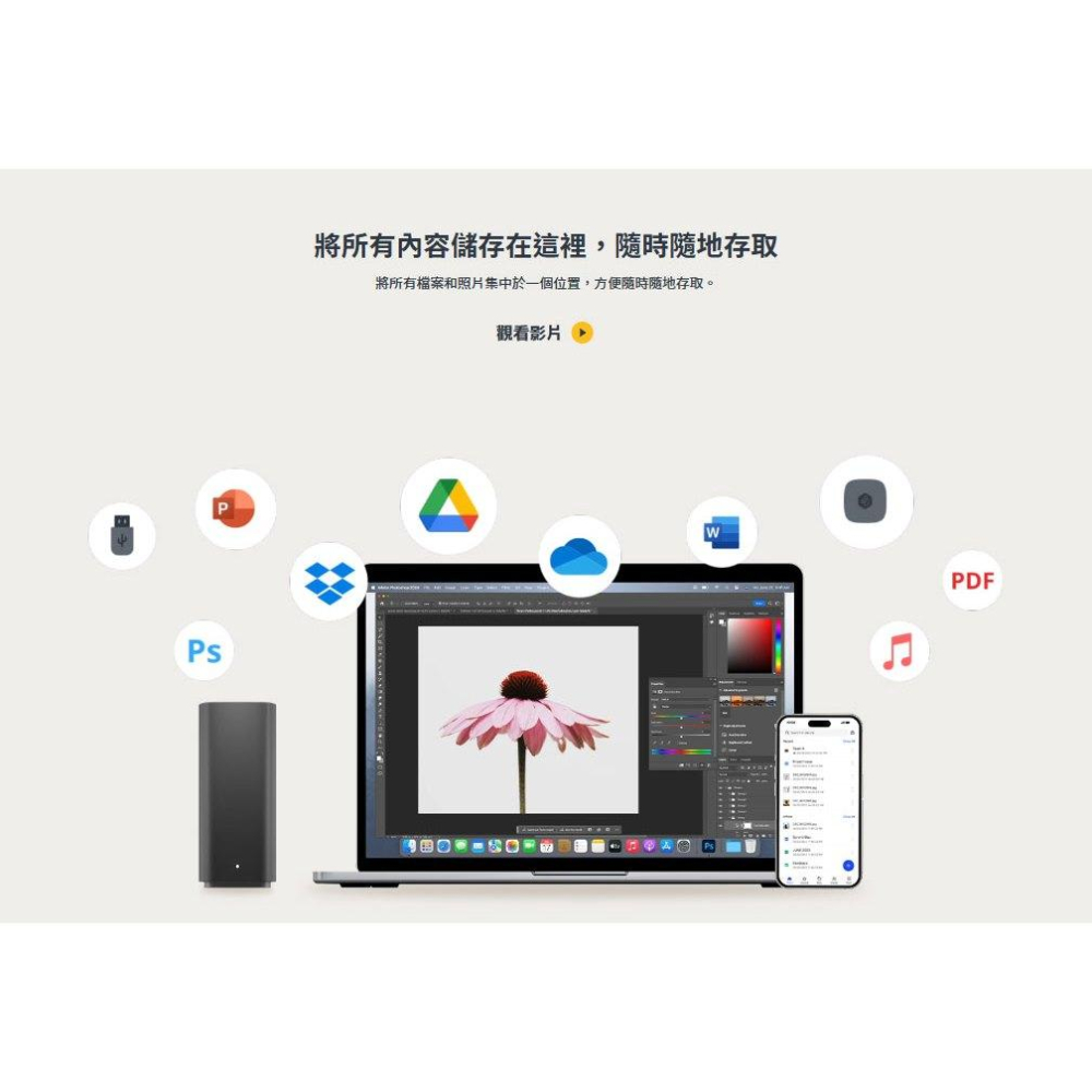 Synology 群暉 BeeStation 4TB 個人雲端儲存 NAS 雲端硬碟 雲端儲存 網路硬碟 4T 光華-細節圖4