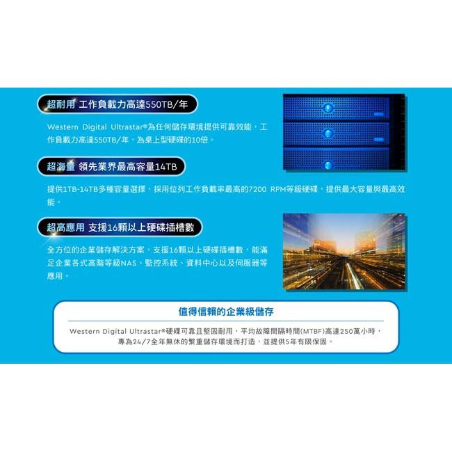 WD 威騰 Ultrastar DC HC310 3.5吋 HDD 內接硬碟 2TB／4TB／6TB 企業碟 機械硬碟-細節圖4