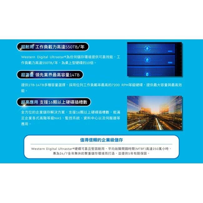 WD 威騰 Ultrastar DC HC310 3.5吋 HDD 內接硬碟 2TB／4TB／6TB 企業碟 機械硬碟-細節圖4