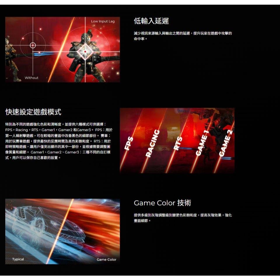 AOC CS25G 25吋 FHD 電競螢幕 310Hz／Fast IPS／0.3ms／HDR TB400 公司貨 光華-細節圖5