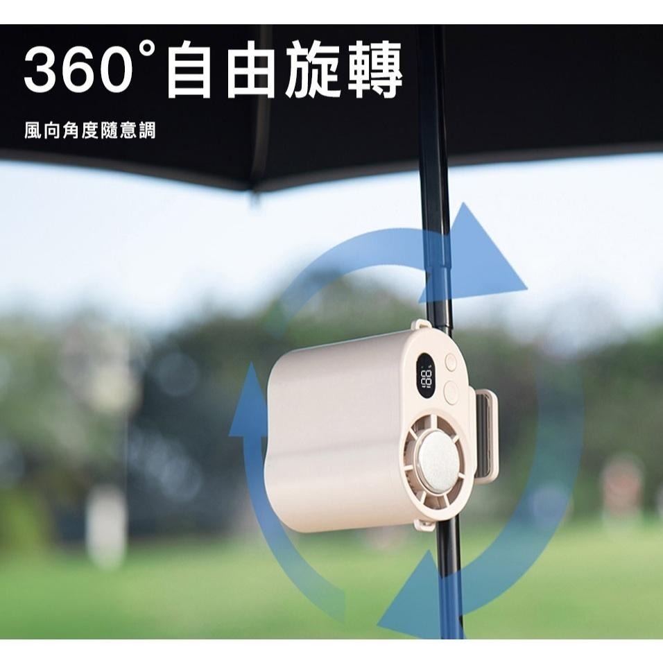 Timo 多功能強力冰鎮夾扇 隨身扇 掛扇 冰風扇 智能顯示 Type-C 360°旋轉 夾式 CYKE-F27 光華-細節圖3