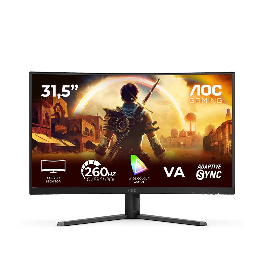 AOC C32G42ZE 32吋 FHD 曲面電競螢幕 240Hz／VA／0.3ms／HDR10／1500R 公司貨-細節圖2