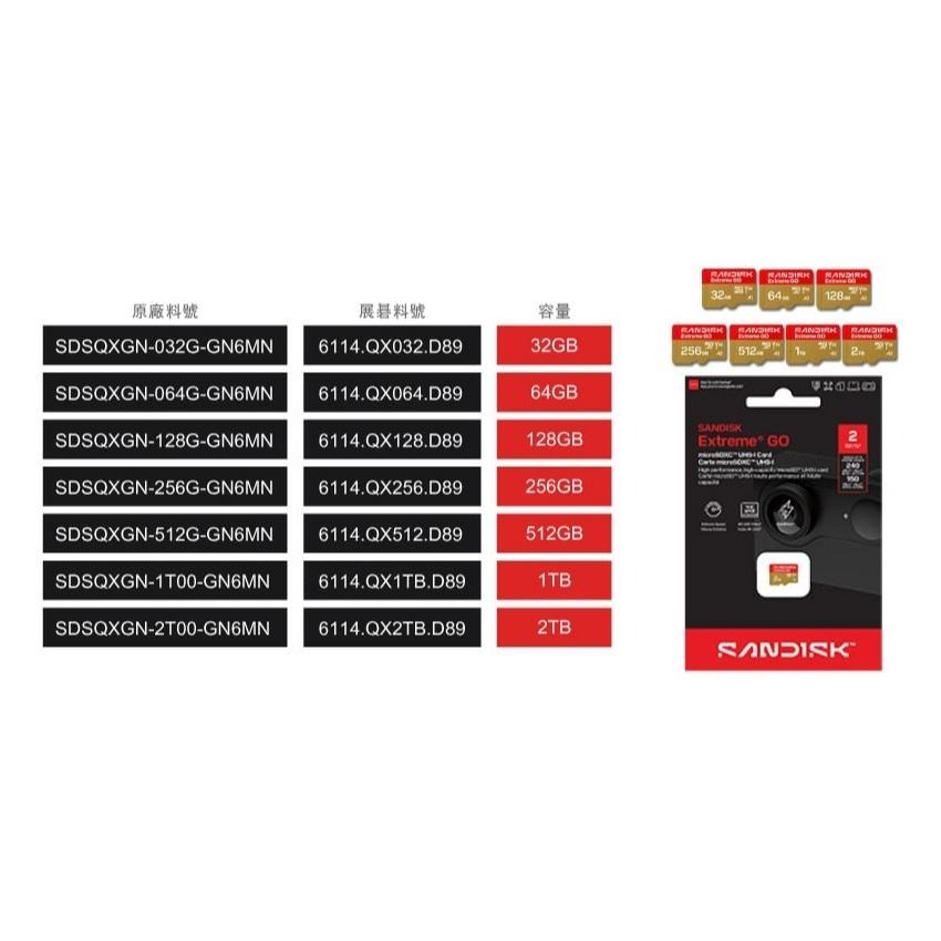 SanDisk Extreme MicroSD 32GB 64GB 記憶卡 100MB 170MB 光華商場-細節圖5