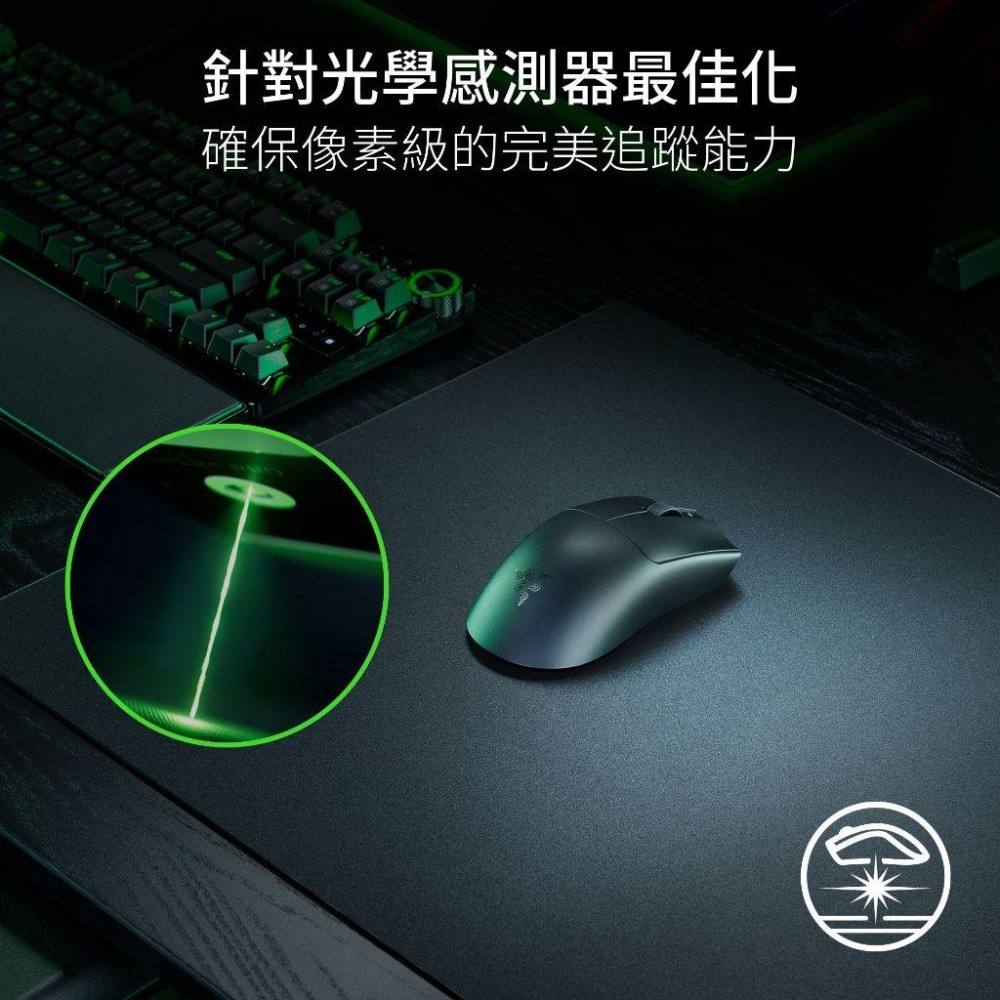 Razer 雷蛇 Atlas PRO 強化玻璃遊戲滑鼠墊 電競鼠墊 硬板 1.9mm 防塵 抗刮 黑色 白色 光華商場-細節圖5