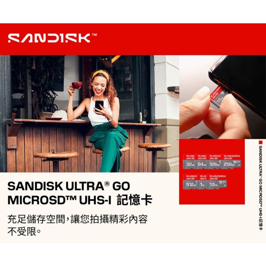 SanDisk Ultra MicroSD UHS-I 512GB 1TB 1.5TB 記憶卡 光華商場-細節圖3