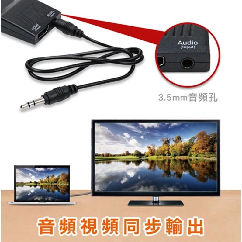 i-gota A-VHDMI VGA轉HDMI免驅動轉接器 VGA to HDMI 電腦線 光華商場-細節圖4