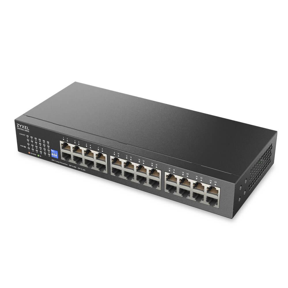 Zyxel 合勤 GS1100-24ES 24埠 GbE 無網管型輕薄交換器 網路交換器 交換器 公司貨 光華-細節圖2