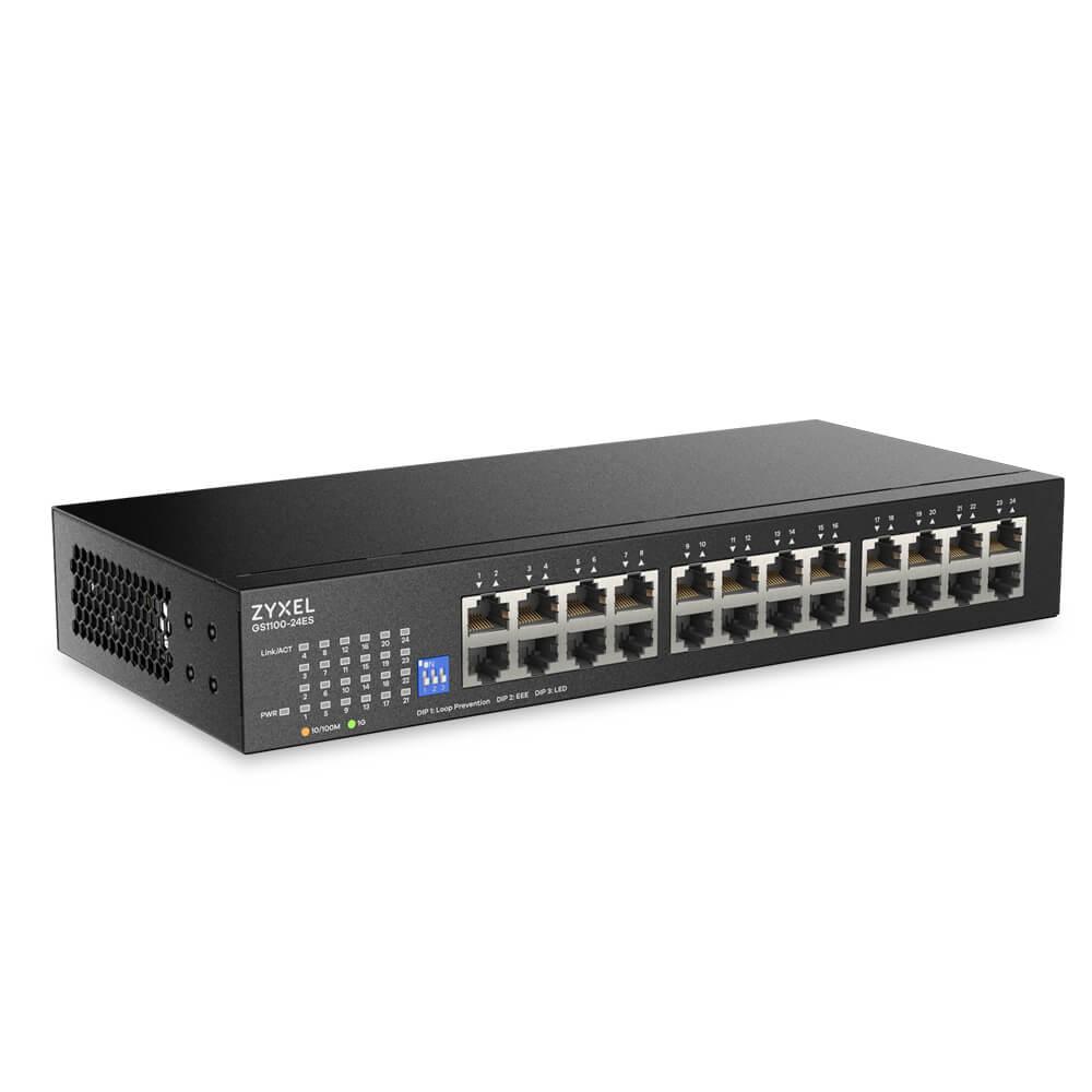 Zyxel 合勤 GS1100-24ES 24埠 GbE 無網管型輕薄交換器 網路交換器 交換器 公司貨 光華-細節圖3