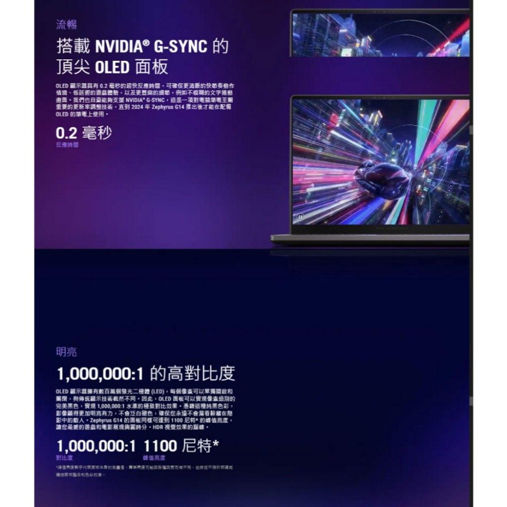 ASUS 華碩 ROG Zephyrus G14 (2026) GA403GM 14吋 電競筆電 AI9/5060-細節圖3