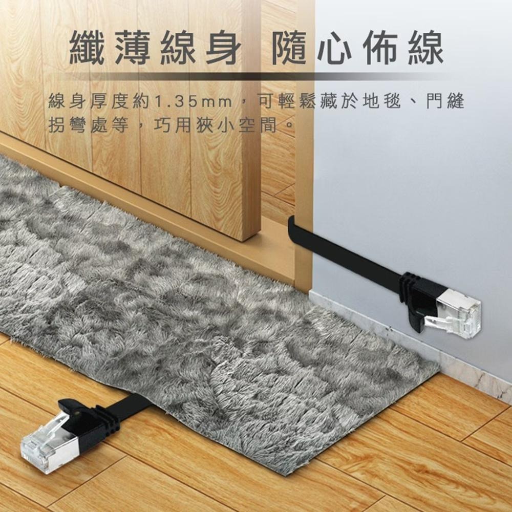 i-gota Cat.7超高速薄型網路扁線 1米/2米/3米 1m/2m/3m 電腦線 網路線 光華商場-細節圖6