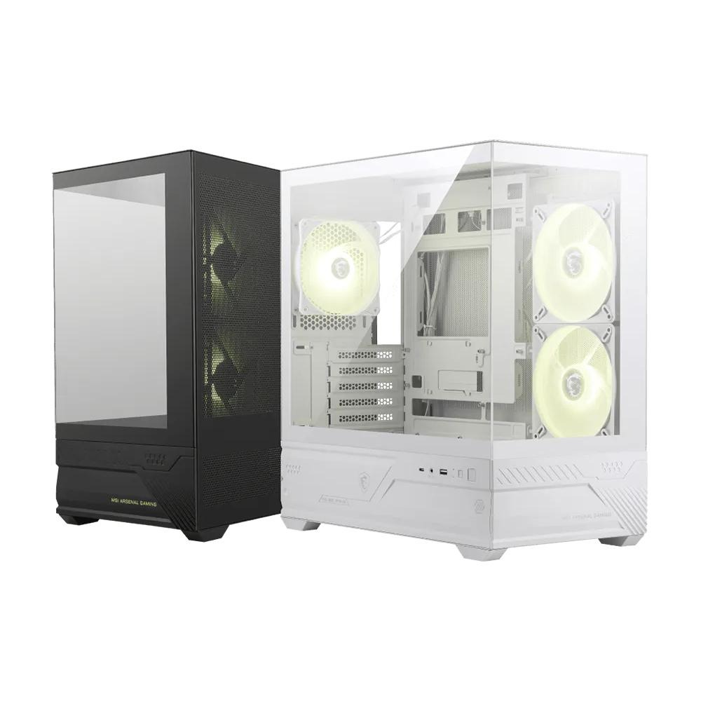 MSI 微星 MAG PANO M110R M-ATX 電腦機殼 U高165 卡長410 3x預裝風扇 公司貨 光華-細節圖2