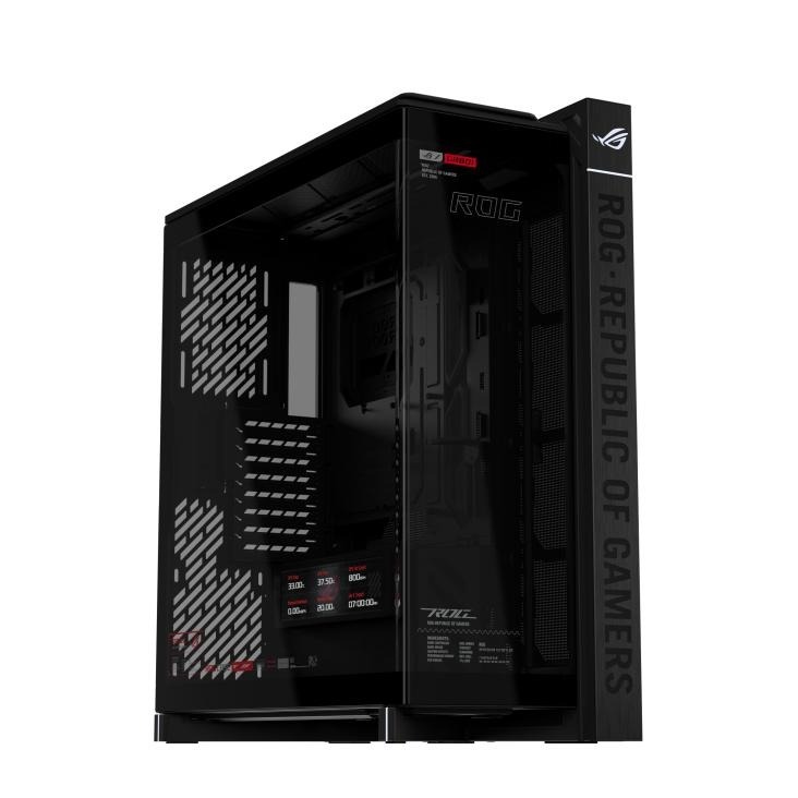 ASUS 華碩 ROG Cronox GR801－E-ATX 全景電競機殼 U高180／卡長400／9.2吋螢幕 公司貨-細節圖2