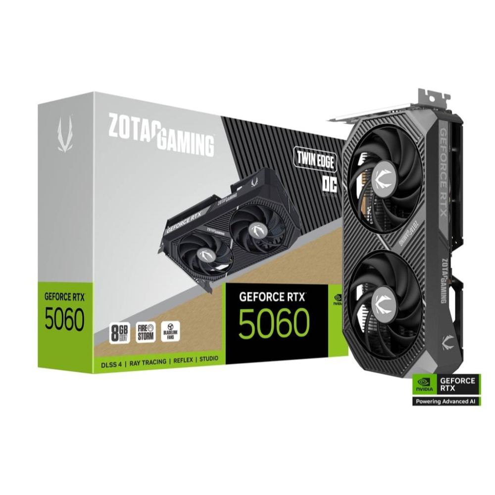 ZOTAC 索泰 GeForce RTX 5060 Twin Edge OC 顯示卡 GDDR7 8G 公司貨 光華-細節圖2