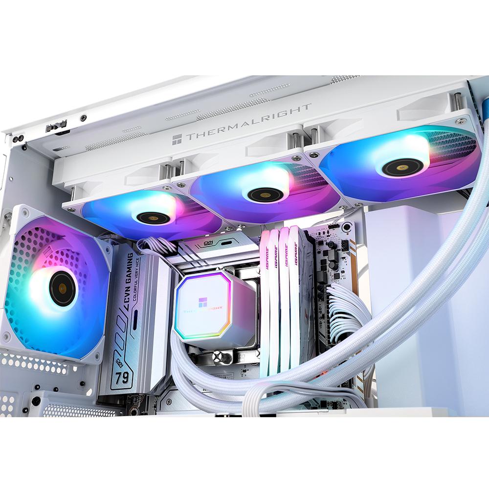 Thermalright 利民 Frozen Prism 360 WHITE ARGB 一體式水冷 CPU散熱器 公司貨-細節圖3