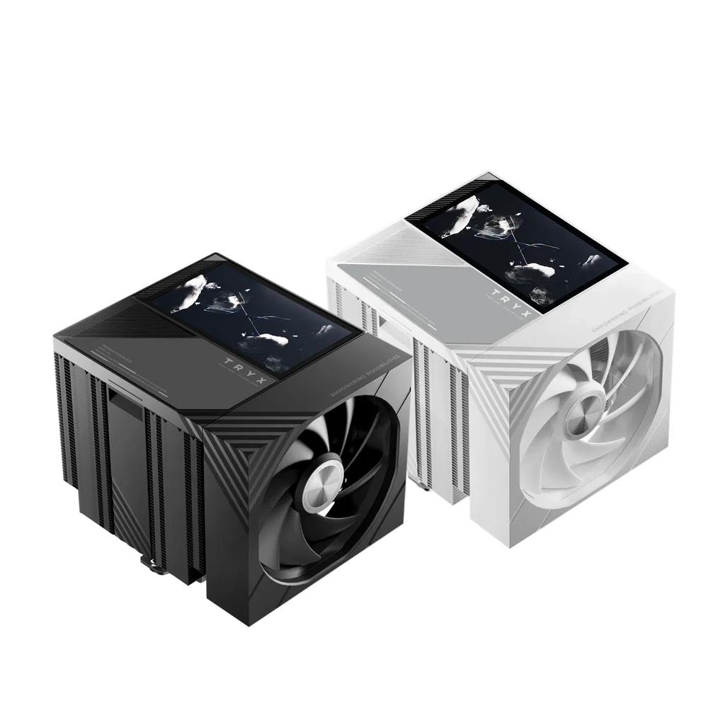 TRYX 創氪星系 TURRIS 620 雙塔 CPU 散熱器 5吋螢幕 雙風扇 280W 六年保 光華-細節圖2