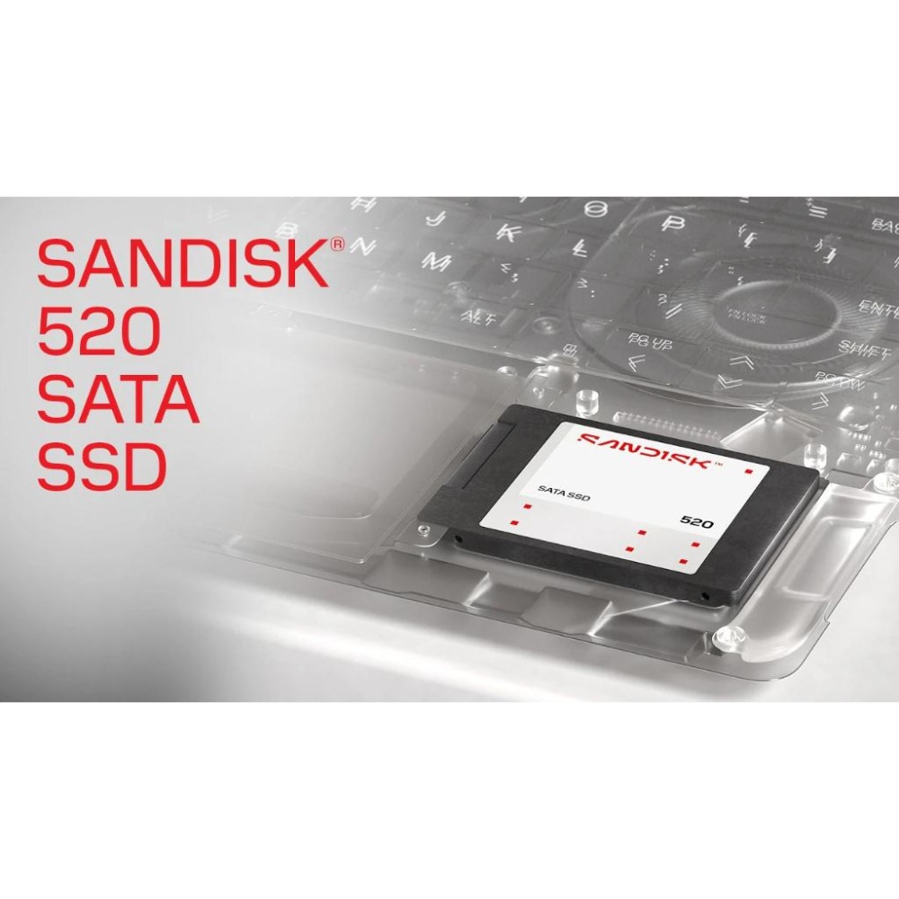 Sandisk 520 SATA SSD－4TB 2.5吋 SSD 固態硬碟 內接硬碟 公司貨 五年保 光華-細節圖3